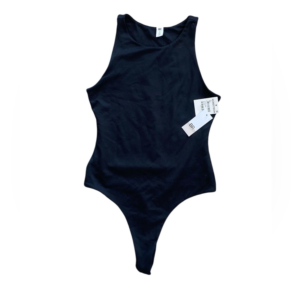 NWT BP. Nordstrom Black Sleeveless Bodysuit Size Small